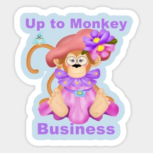 Monkey Business Sticker